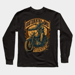 Motorcycle Dad - just like your dad but cooler, Rider Biker dad design Long Sleeve T-Shirt